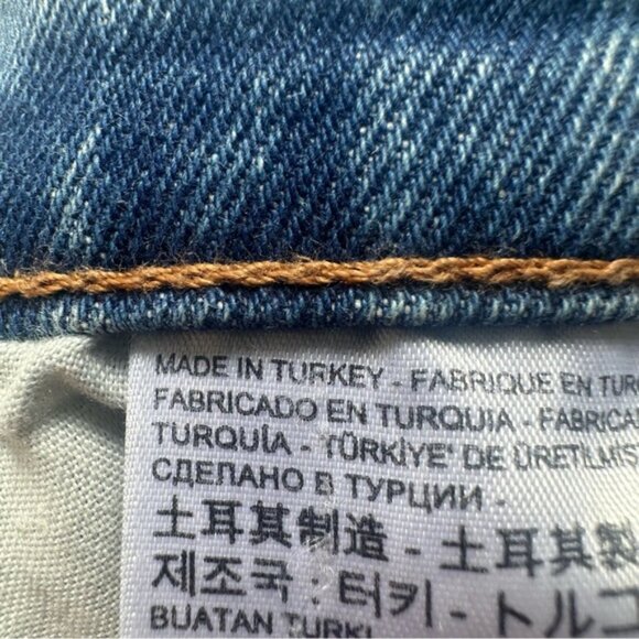 Levi's Ribcage Straight Jeans in BlueSz. 27 - Picture 9 of 13